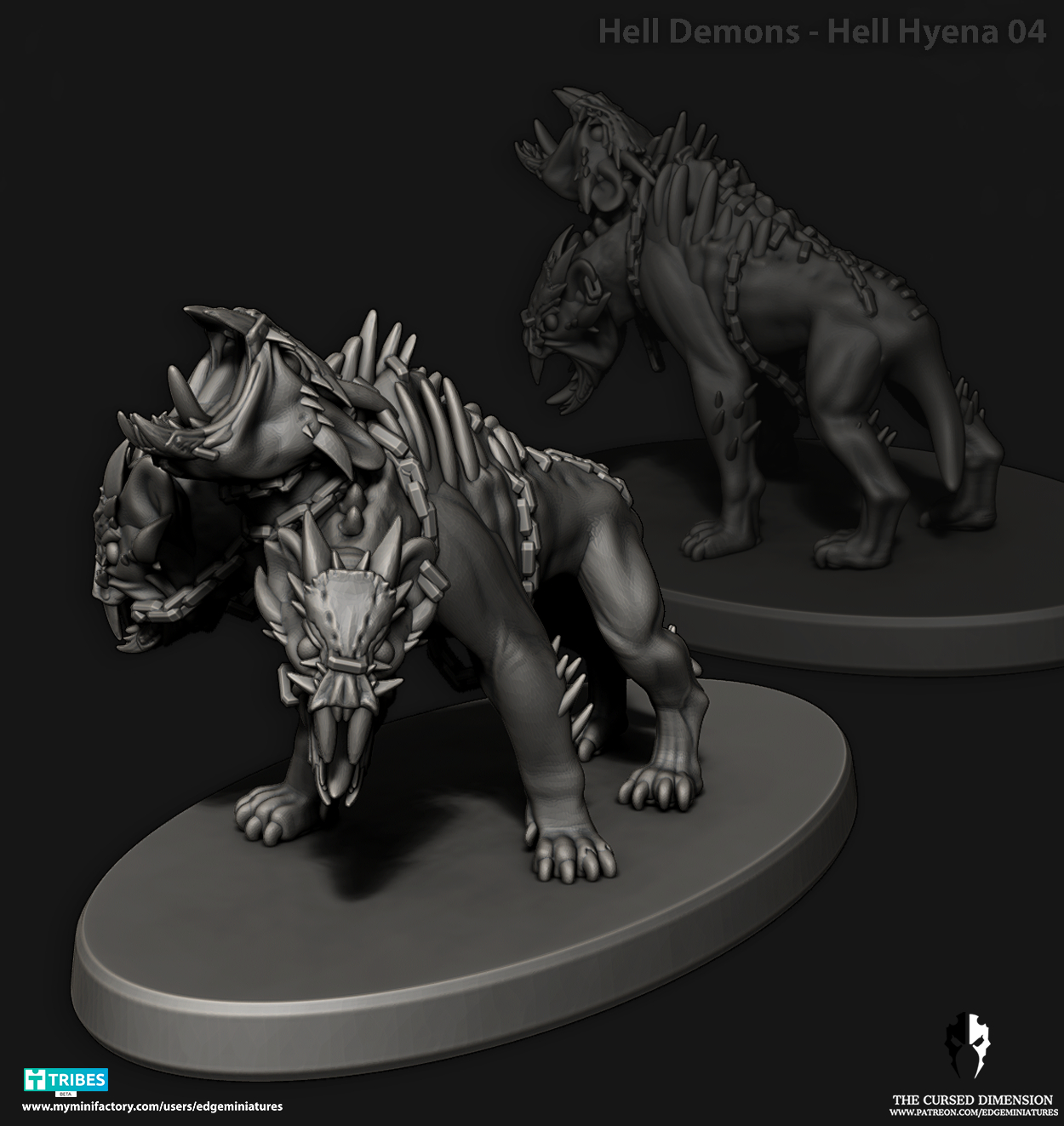 Hell Beast Hyenas Set 28mm - Followers of Change