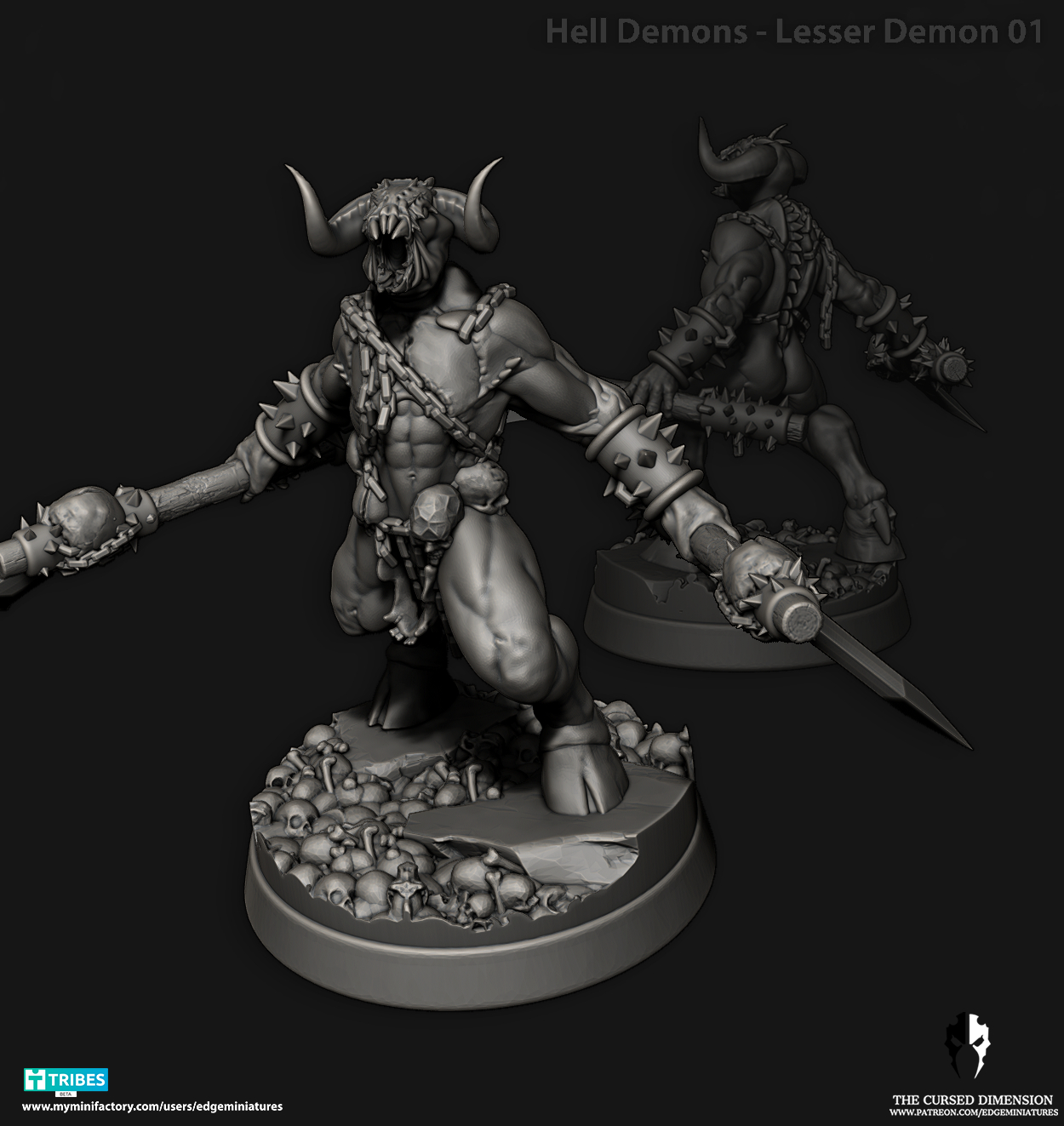 Hell Beast Lesser demon Set 28mm - Followers of Change