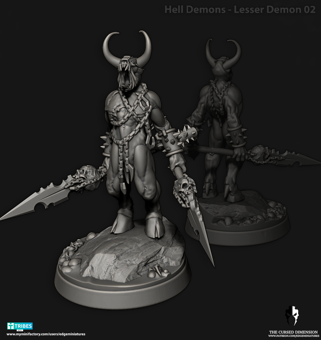 Hell Beast Lesser demon Set 28mm - Followers of Change