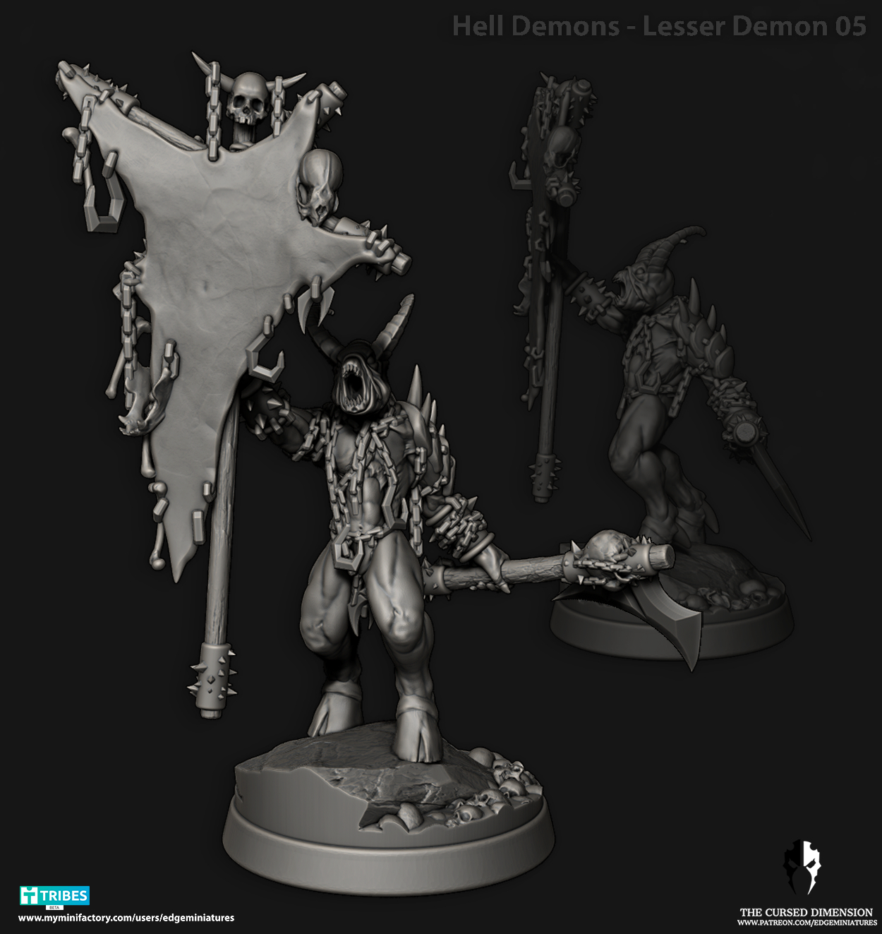 Hell Beast Lesser demon Set 28mm - Followers of Change
