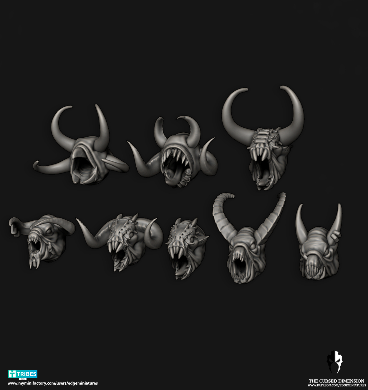 Hell Beast Lesser demon Set 28mm - Followers of Change