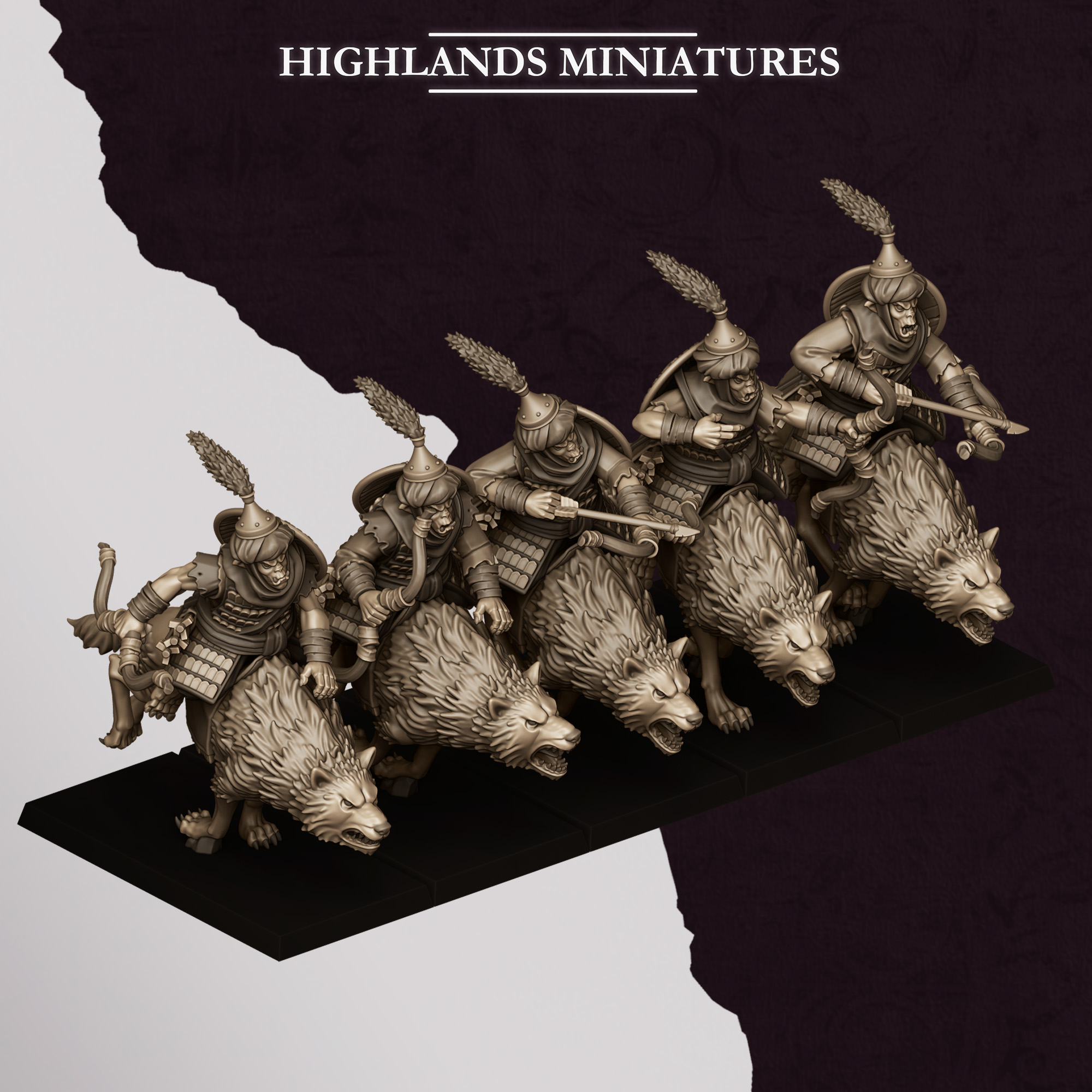 Hobgoblin Archer Riders - 25mm to 32mm - Cult of Marduk