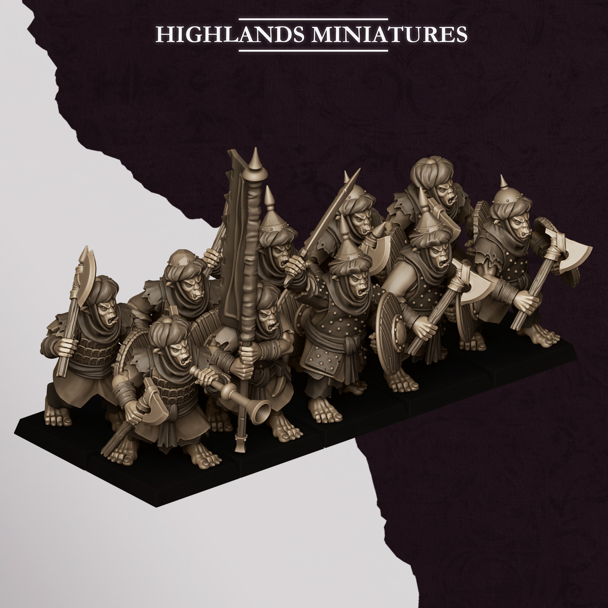 Hobgoblin Warriors Unit - 25mm to 32mm - Cult of Marduk