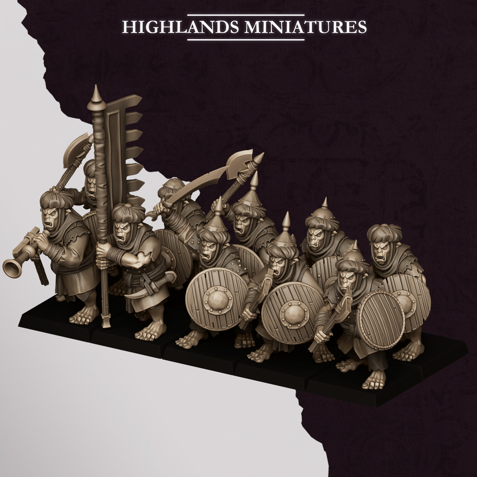 Hobgoblin Warriors Unit - 25mm to 32mm - Cult of Marduk