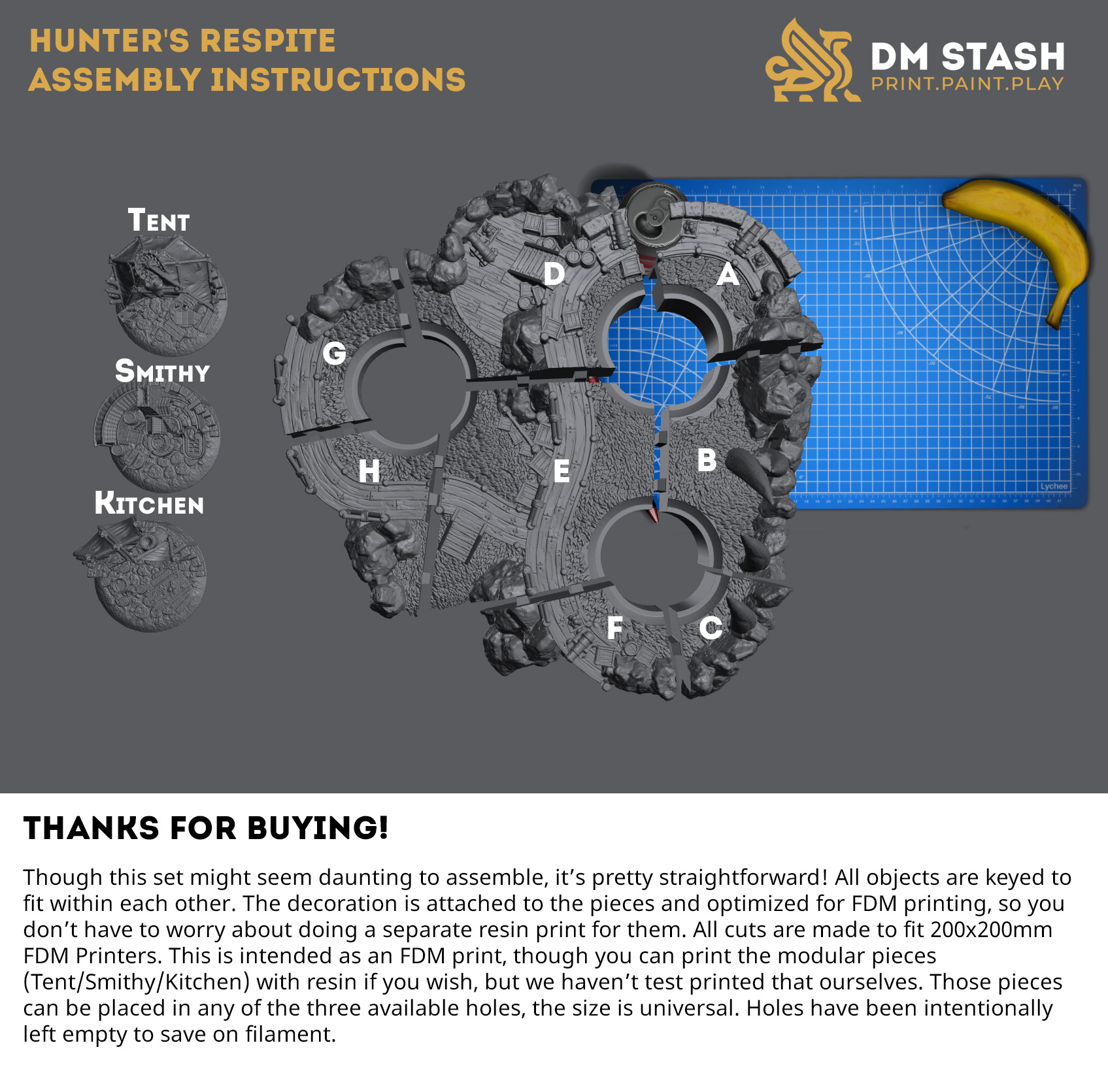 Hunters Respite - 32mm scale