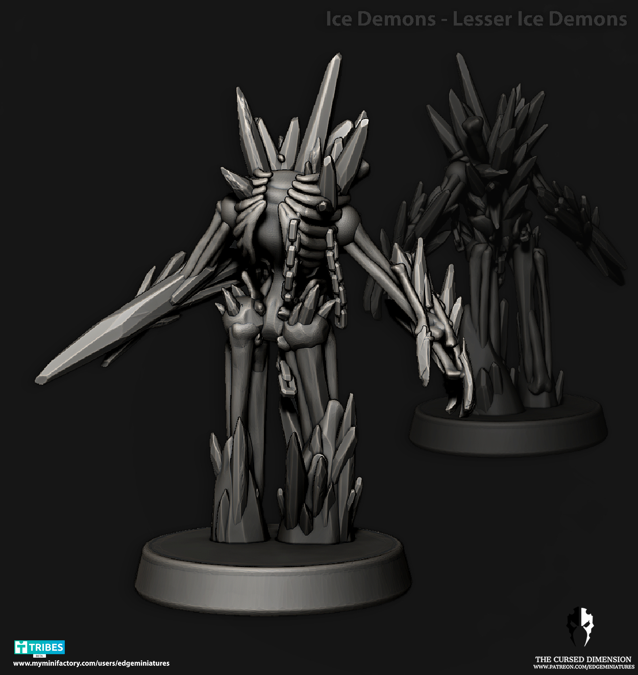 Lesser Ice demons - 28mm - Followers of Change