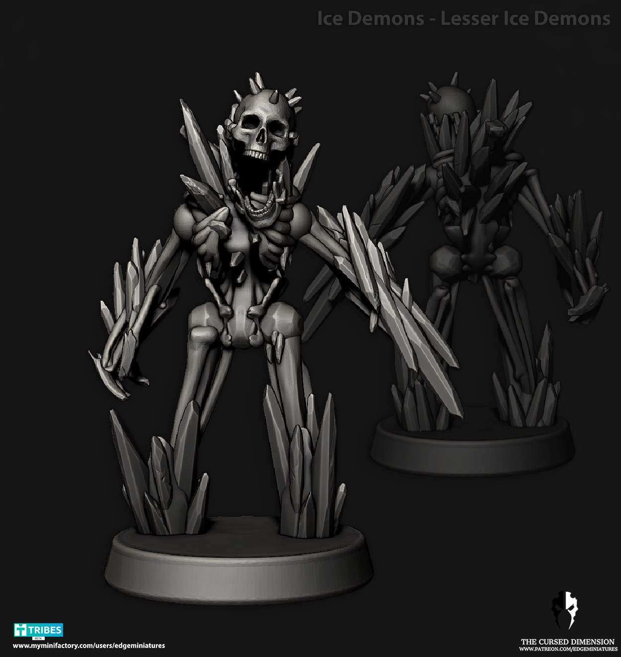 Lesser Ice demons - 28mm - Followers of Change