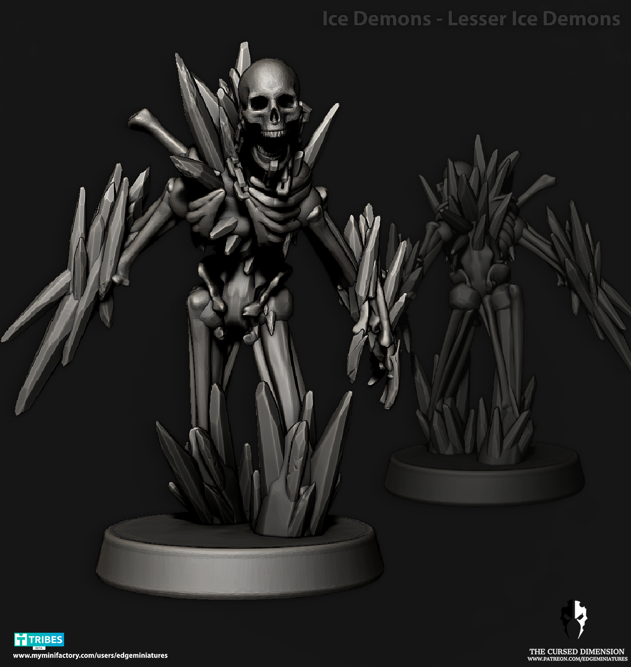 Lesser Ice demons - 28mm - Followers of Change