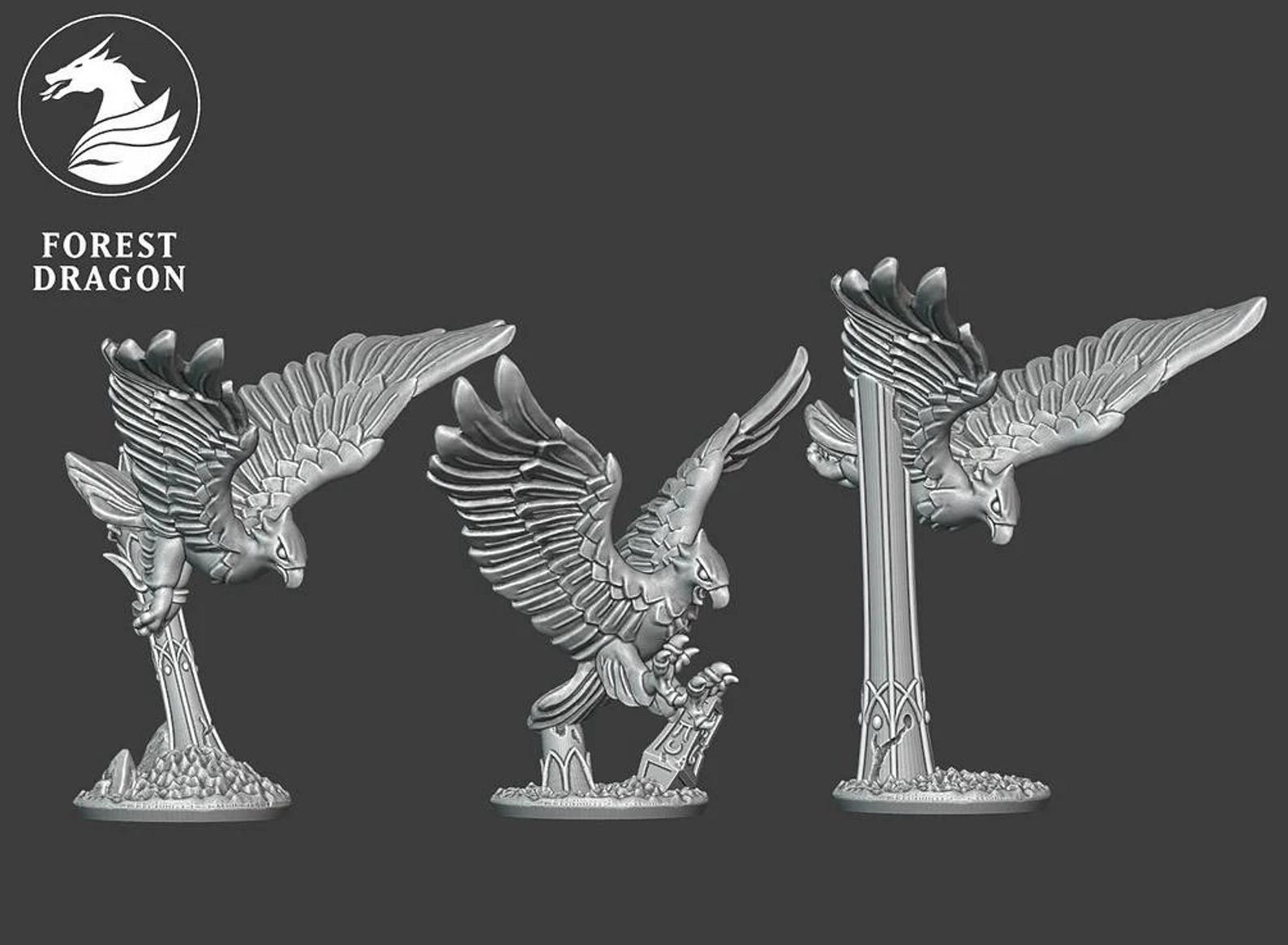 Great Eagle Regiment - Noble Elfs - 10mm - Forest Dragon