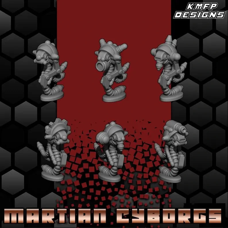 Servo-Drones 8mm Martian Cyborgs