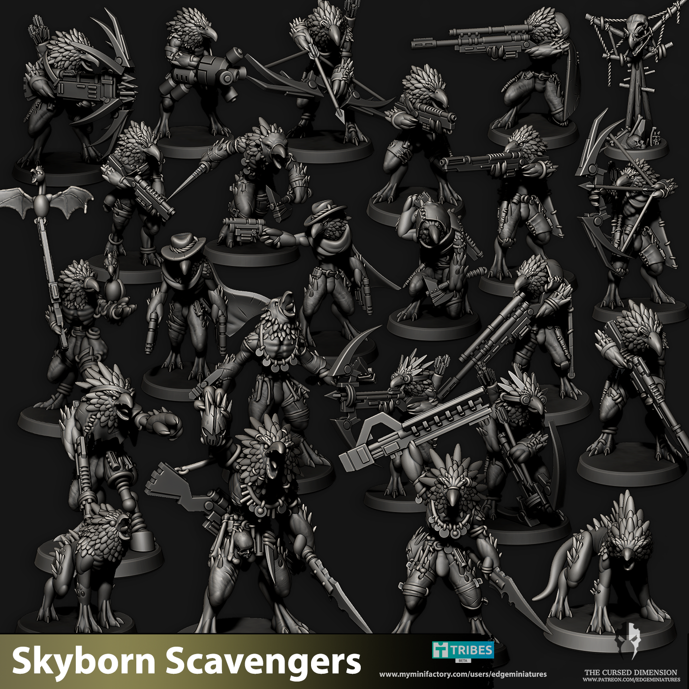 Skyborn Scavengers Scouting Party Kill Team - 28mm
