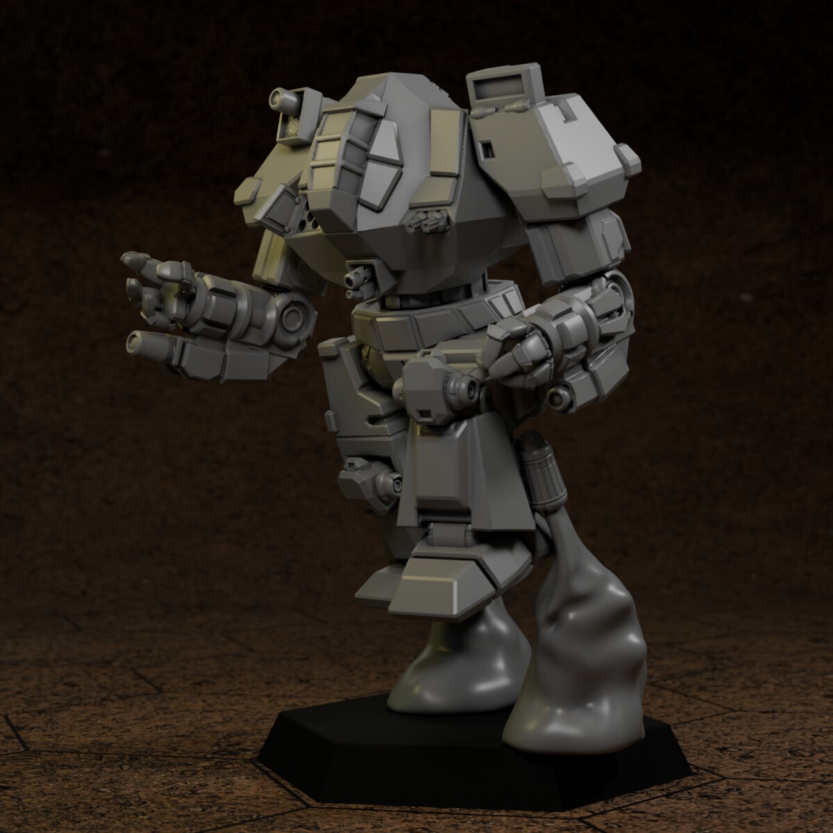 Marshal For American Mecha - Battletech 1/265th to 1/285 Scale