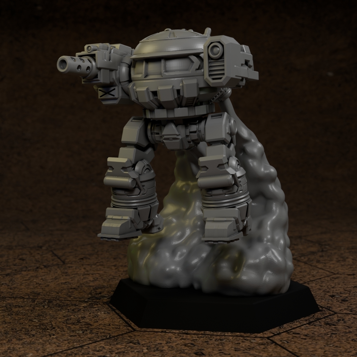 City Mech For American Mecha - Battletech 1/265th to 1/285 Scale