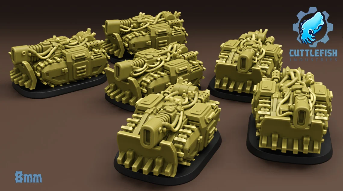 Infected Justifier Seige Tanks 6mm - 8mm