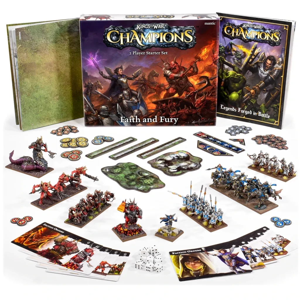 Kings of War Champions: Faith and Fury 2 Player Starter Set