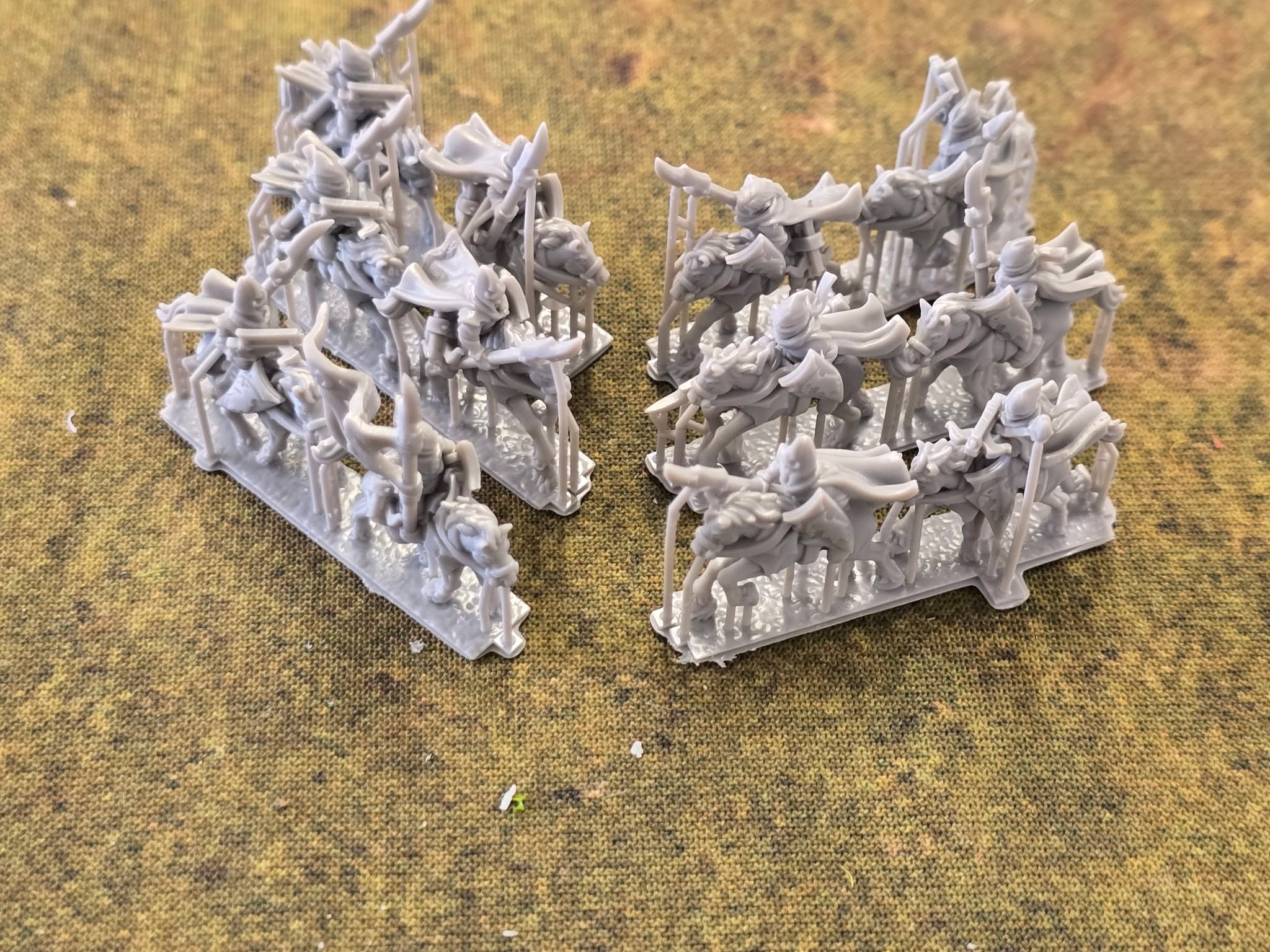 Light Cavalry Unit - Dire Elves - 10mm - Forest Dragon