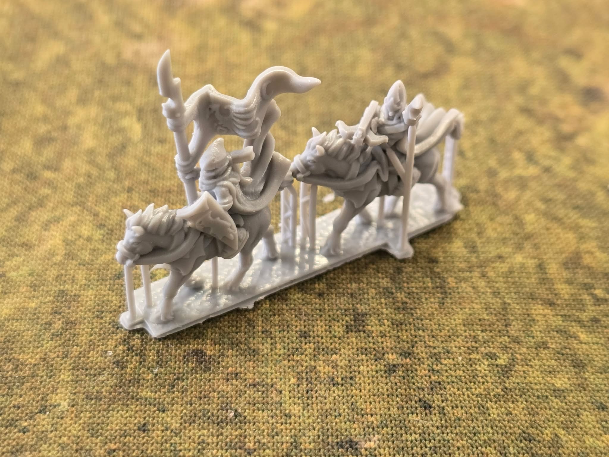Light Cavalry Unit - Dire Elves - 10mm - Forest Dragon