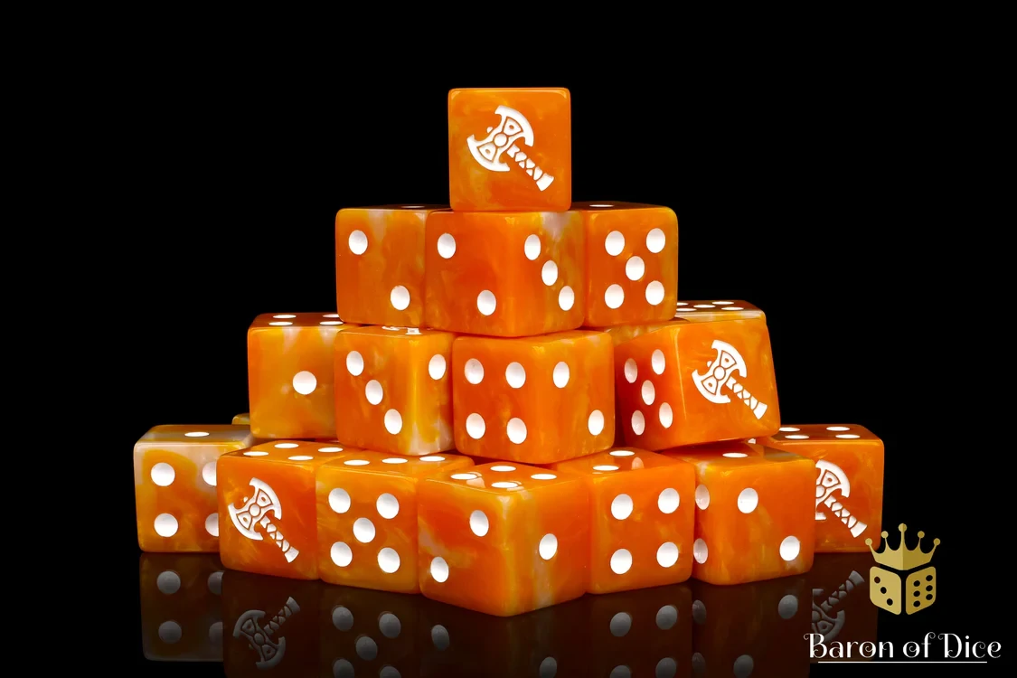 Dwarven Axe Square 16mm Dice