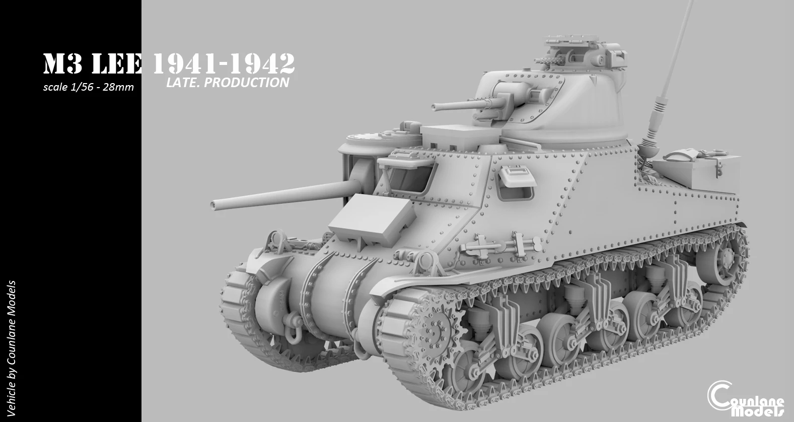 M3 Lee Late prod - USA - Counlane Models - WWII