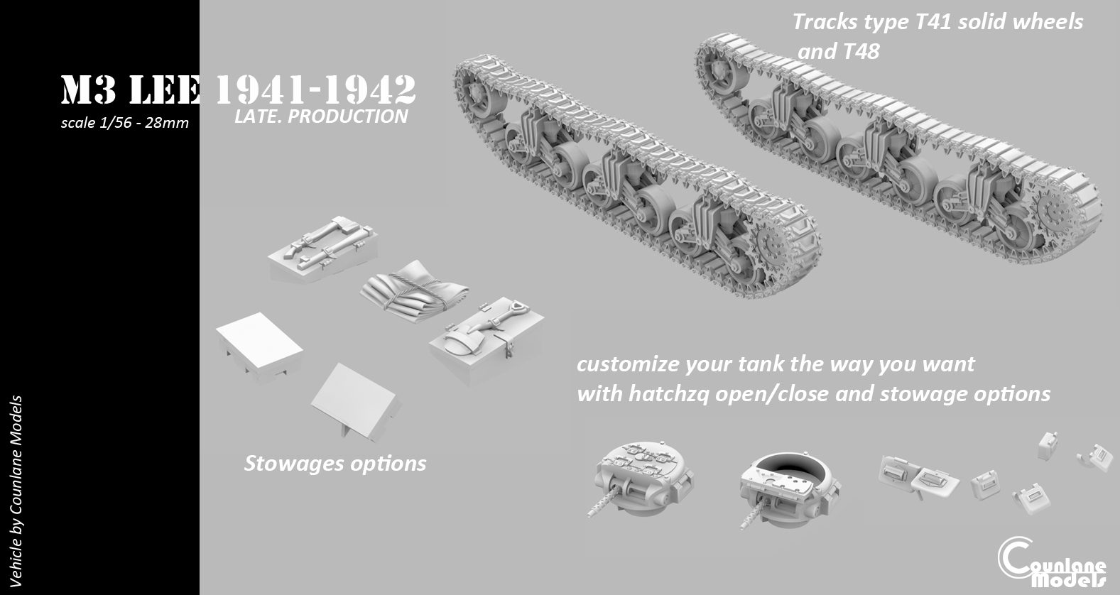 M3 Lee Late prod - USA - Counlane Models - WWII