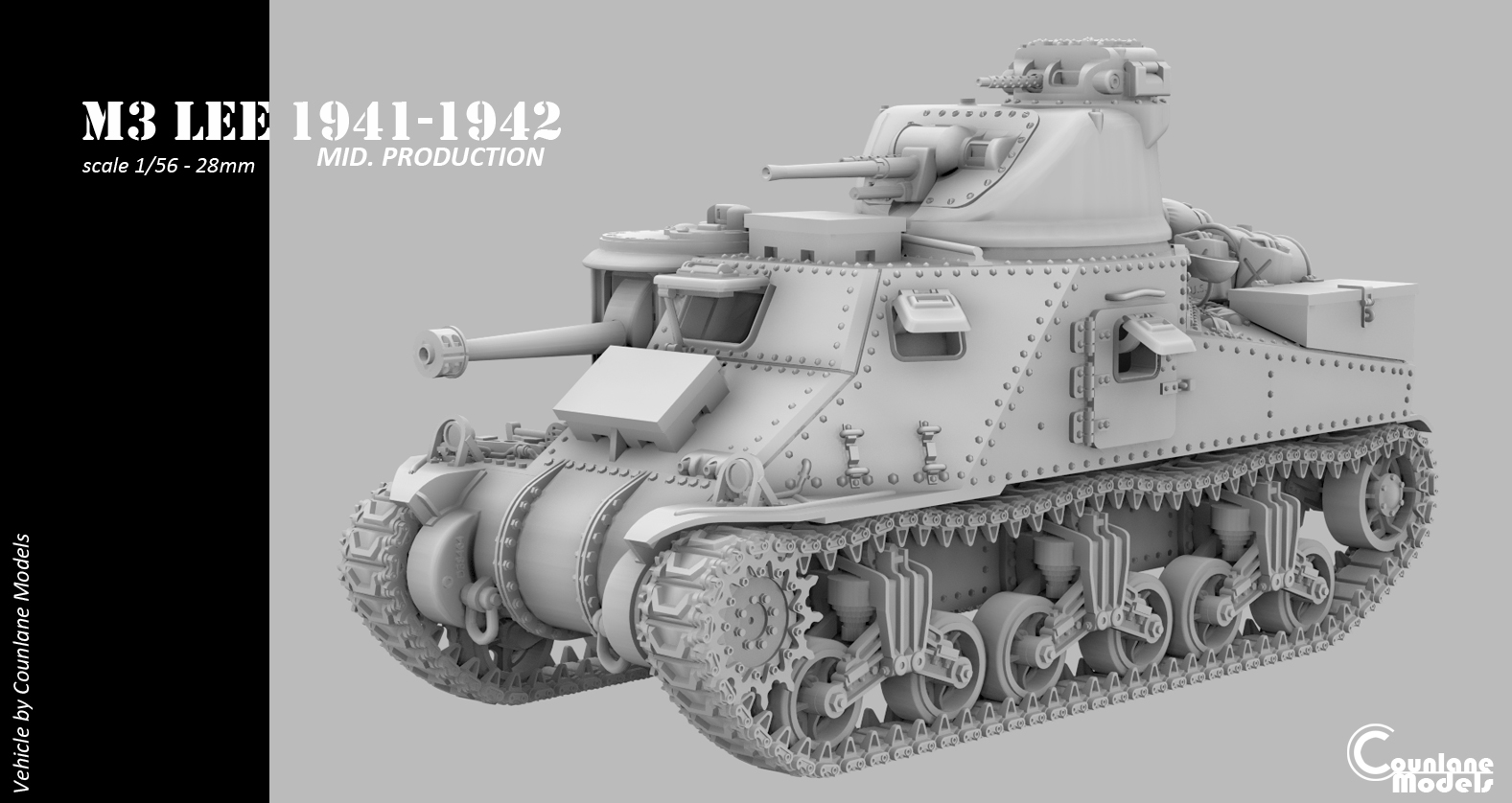 M3 Lee Mid prod (july 1941) - USA - Counlane Models - WWII