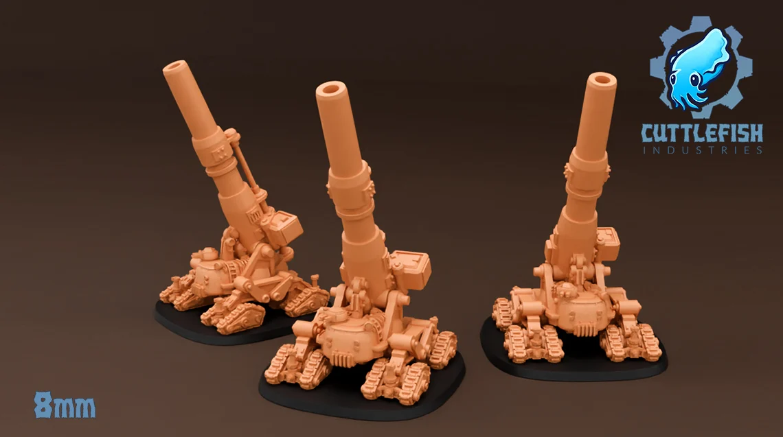 Short Legged Goliath Macro Cannon - 8mm - Cuttlefish Industries