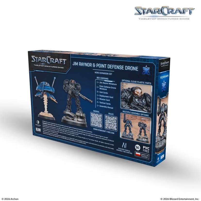 StarCraft: Jim Raynor (Raynor's Raiders) - Terran - Hero Expansion Set - PRE ORDER