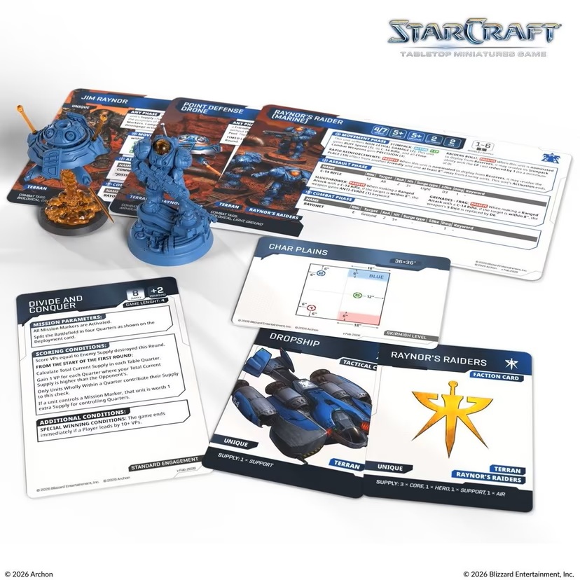 StarCraft: Jim Raynor (Raynor's Raiders) - Terran - Hero Expansion Set - PRE ORDER