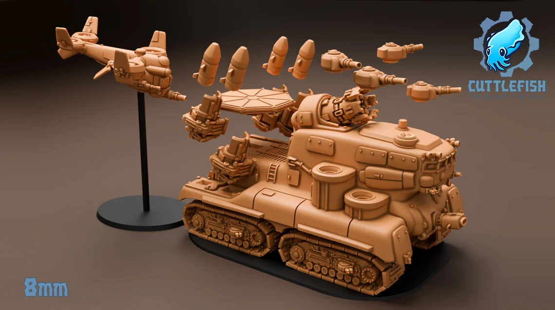 Space Dwarf Mammoth - 8mm