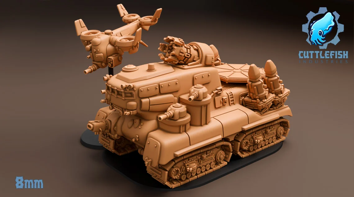 Space Dwarf Mammoth - 8mm