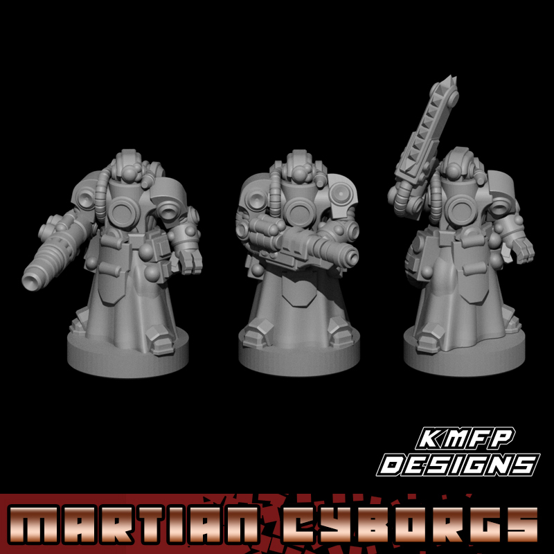 Cyborg Thralls - 8mm - Martian Cyborgs