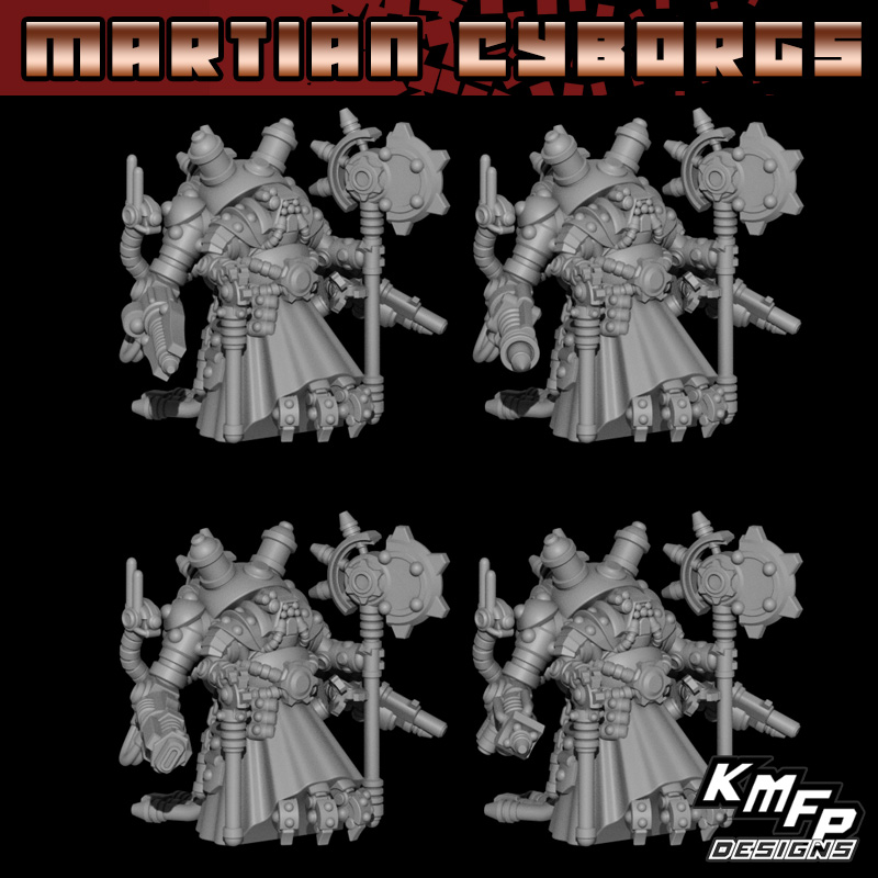 Techno Lords Set - 8mm - Martian Cyborgs