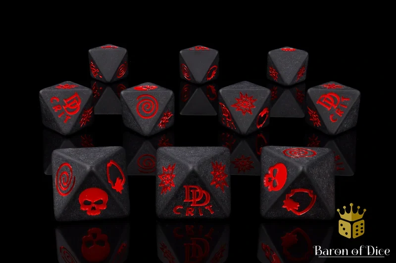 Hells Kitchen Superhero D8 Dice Set