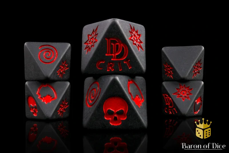 Hells Kitchen Superhero D8 Dice Set