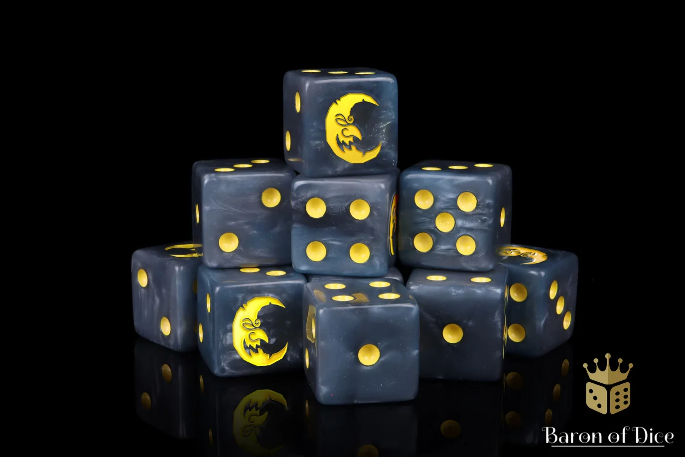 Moon DIce Set 16mm & 12mm