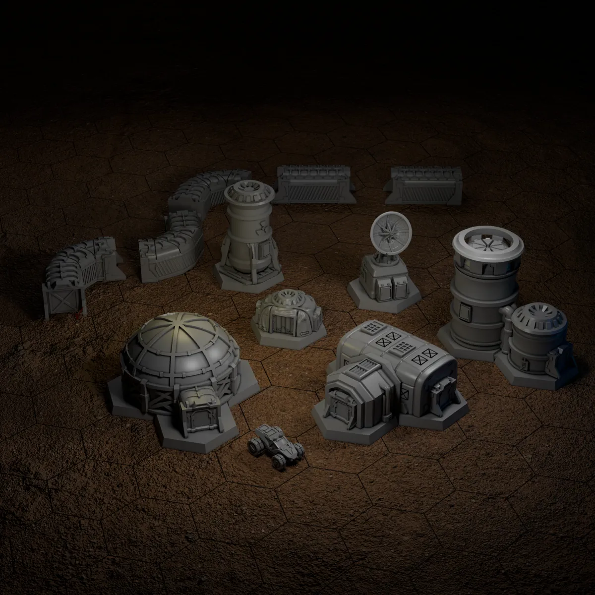 Moon Base - 6mm, 10mm & 15mm - Salvage Drop