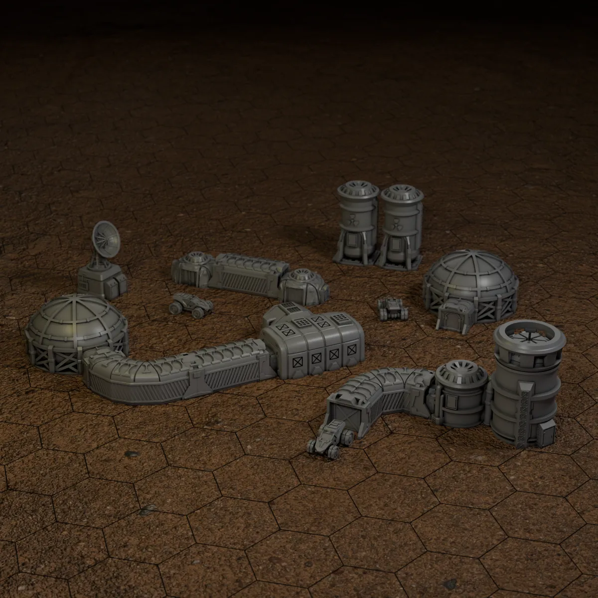 Moon Base - 6mm, 10mm & 15mm - Salvage Drop