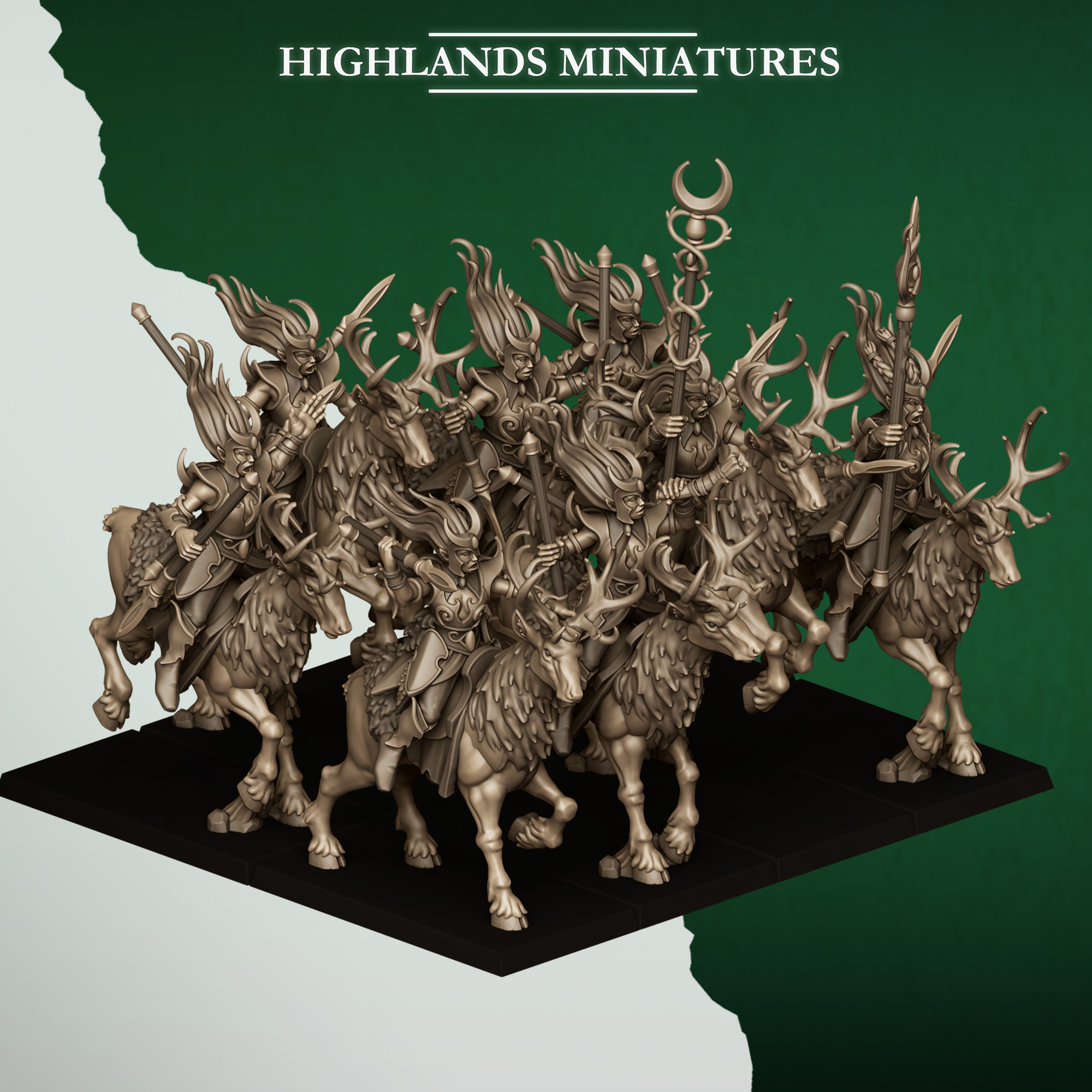 Moonlight Sisters Unit - 25mm to 32mm - Feral Elfs