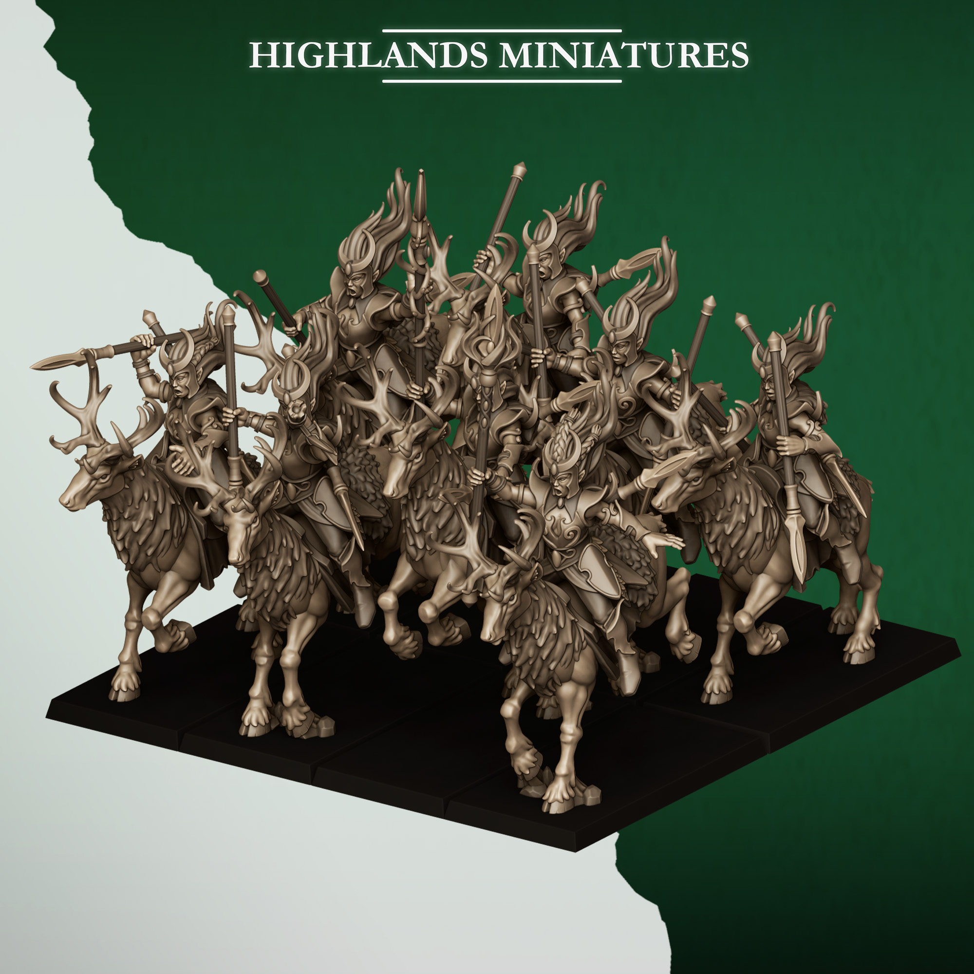 Moonlight Sisters Unit - 25mm to 32mm - Feral Elfs