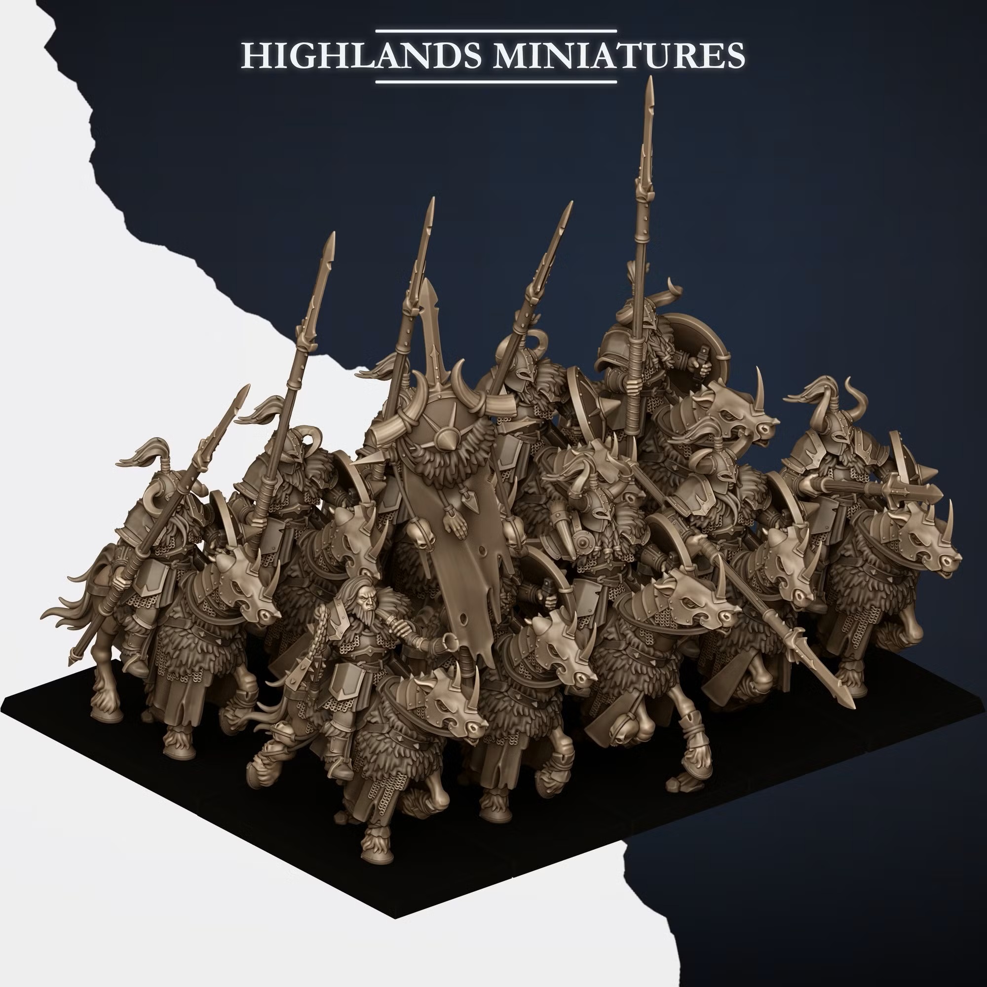 Norse Mounted Huscarls - 25mm to 32mm