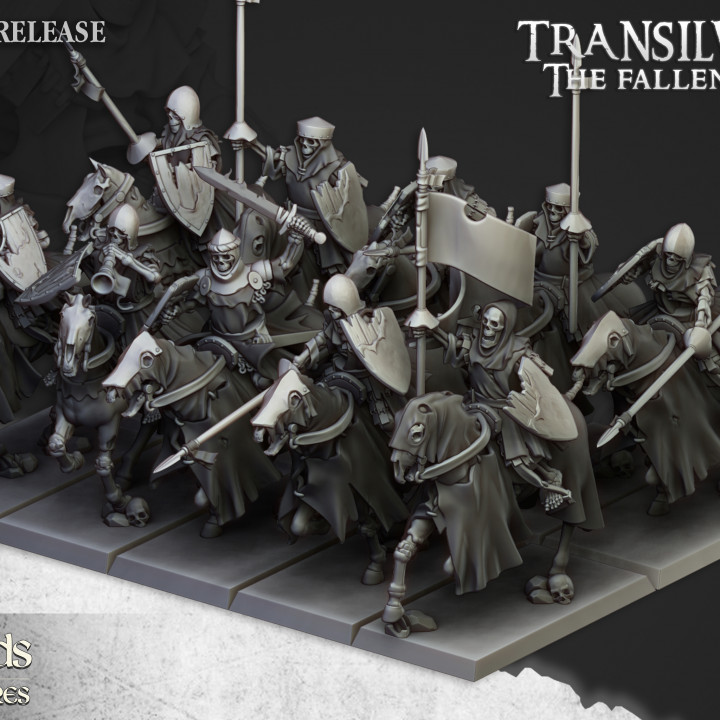 Mounter Skeletons - 25mm to 32mm - Transylvania