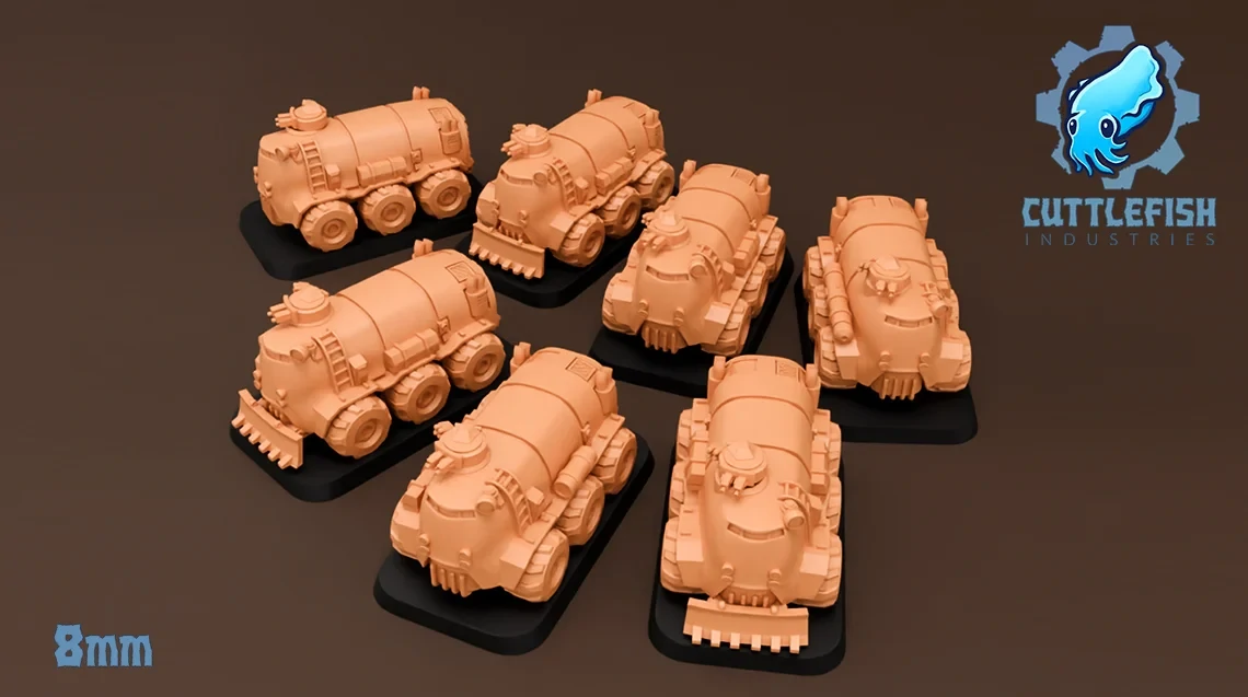 Small Leeged Dwrfs - 8mm - FULL SET - Cuttlefish Industries