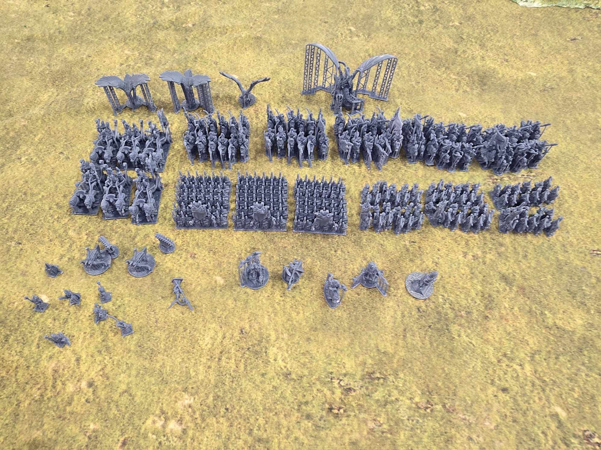 2K Army - Noble Elfs - 10mm - Forest Dragon