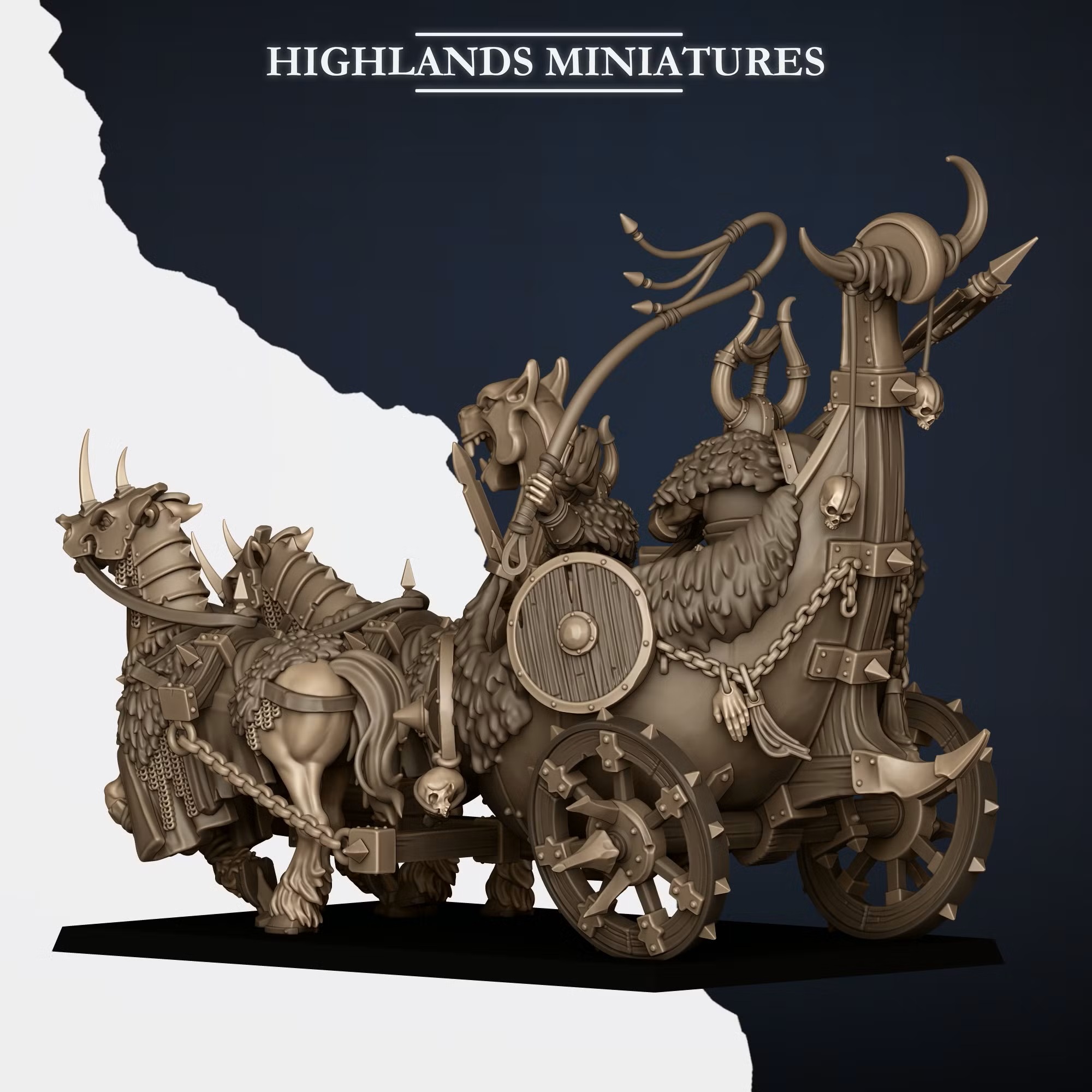 Norse Huscarls Chariot - 25mm to 32mm