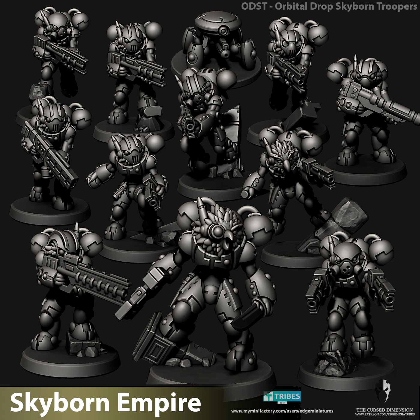 Orbital Drop Skyborn Troops - Kill Team - 28mm