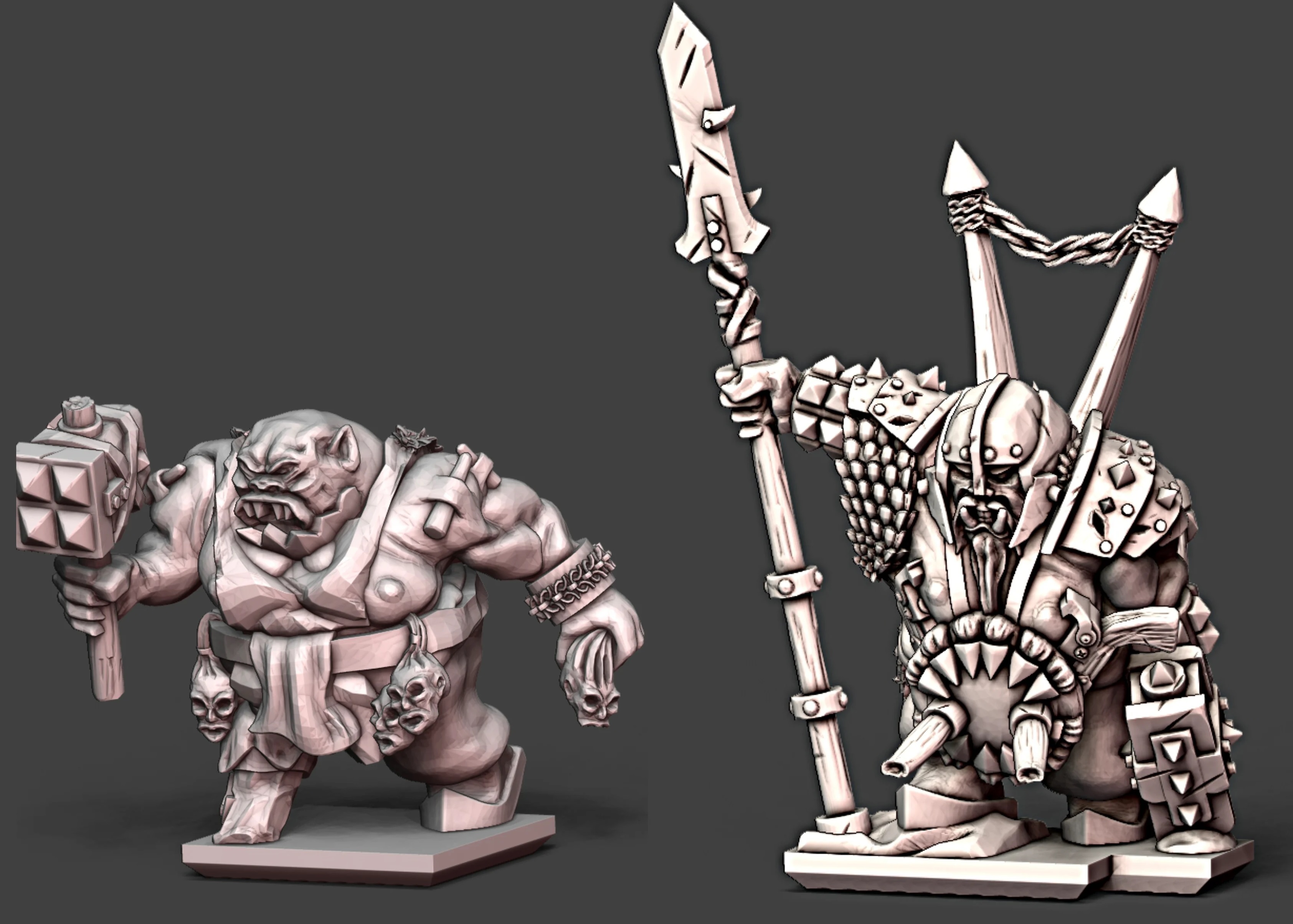 Ankylo Ogres - Warmaster 10mm