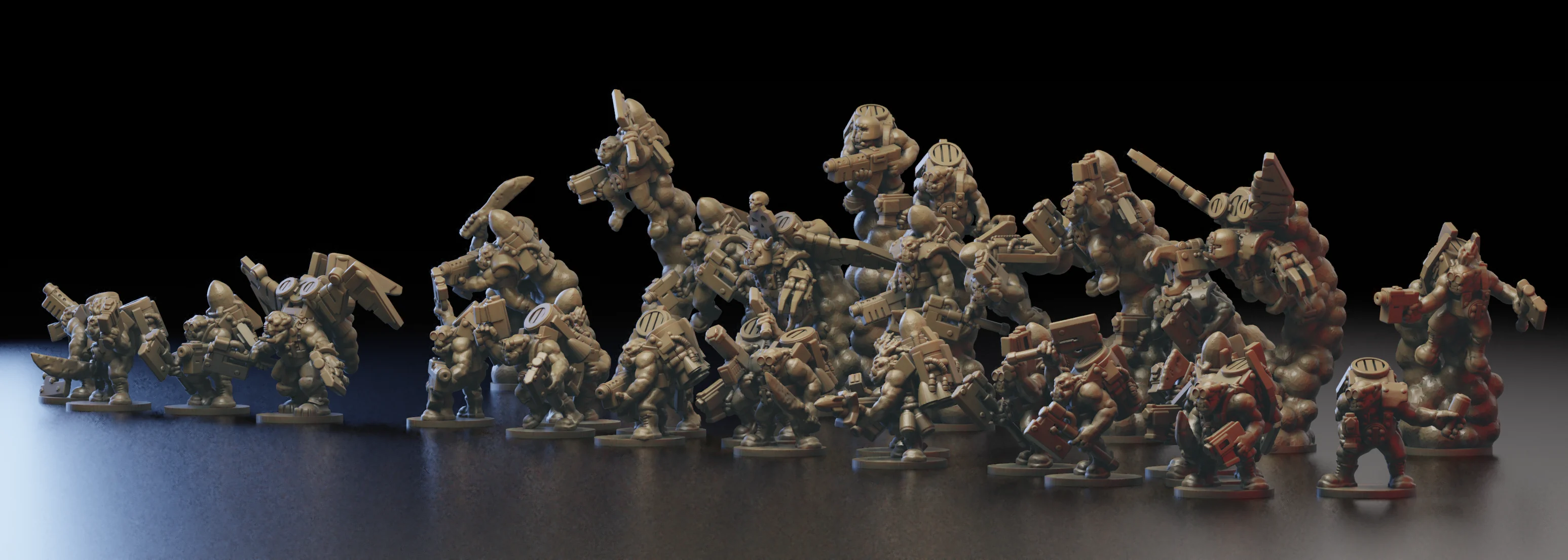 Ork Rocket Troops - 6mm to 8mm - Wakes Emporium