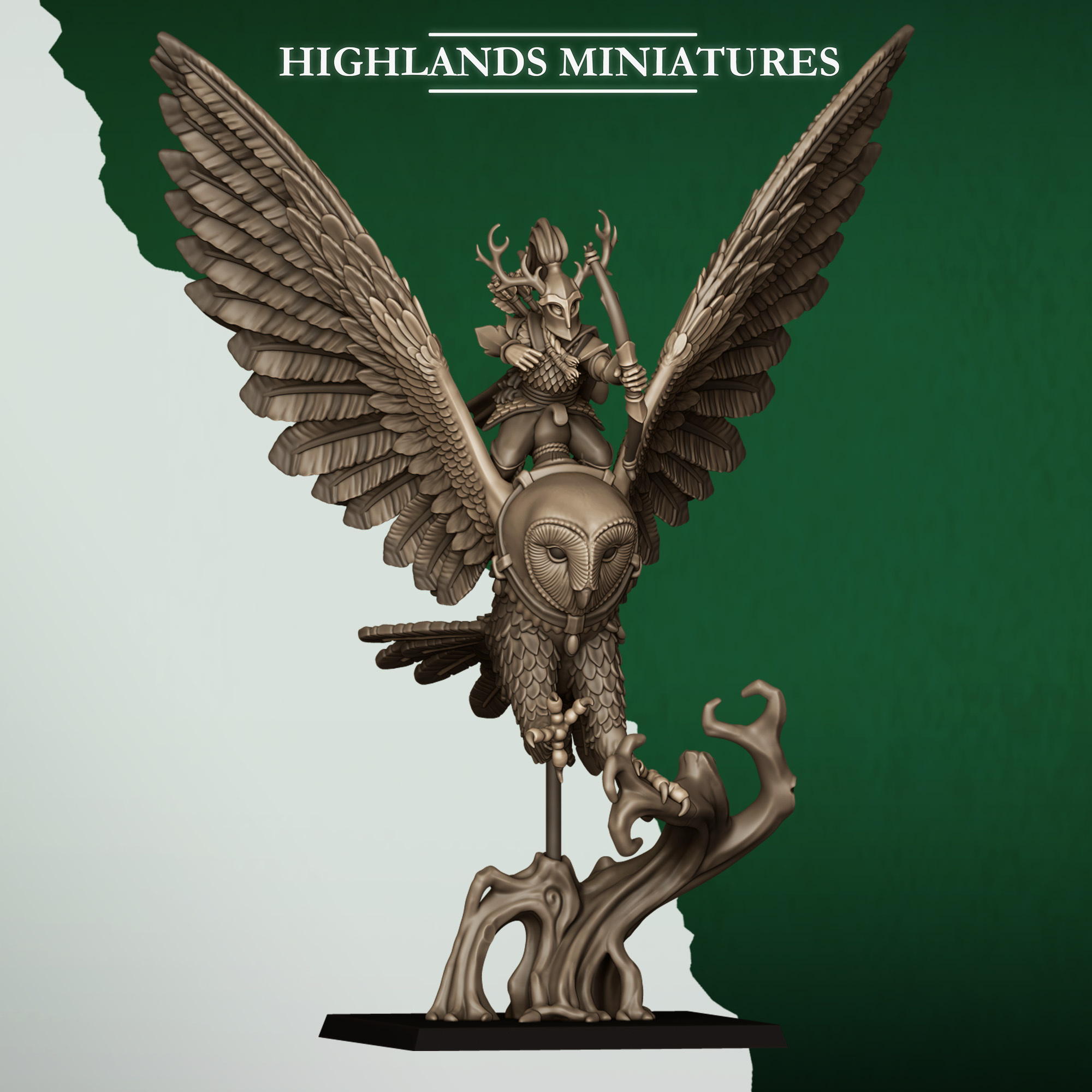 Great Owls- 25mm to 32mm - Highland miniatures