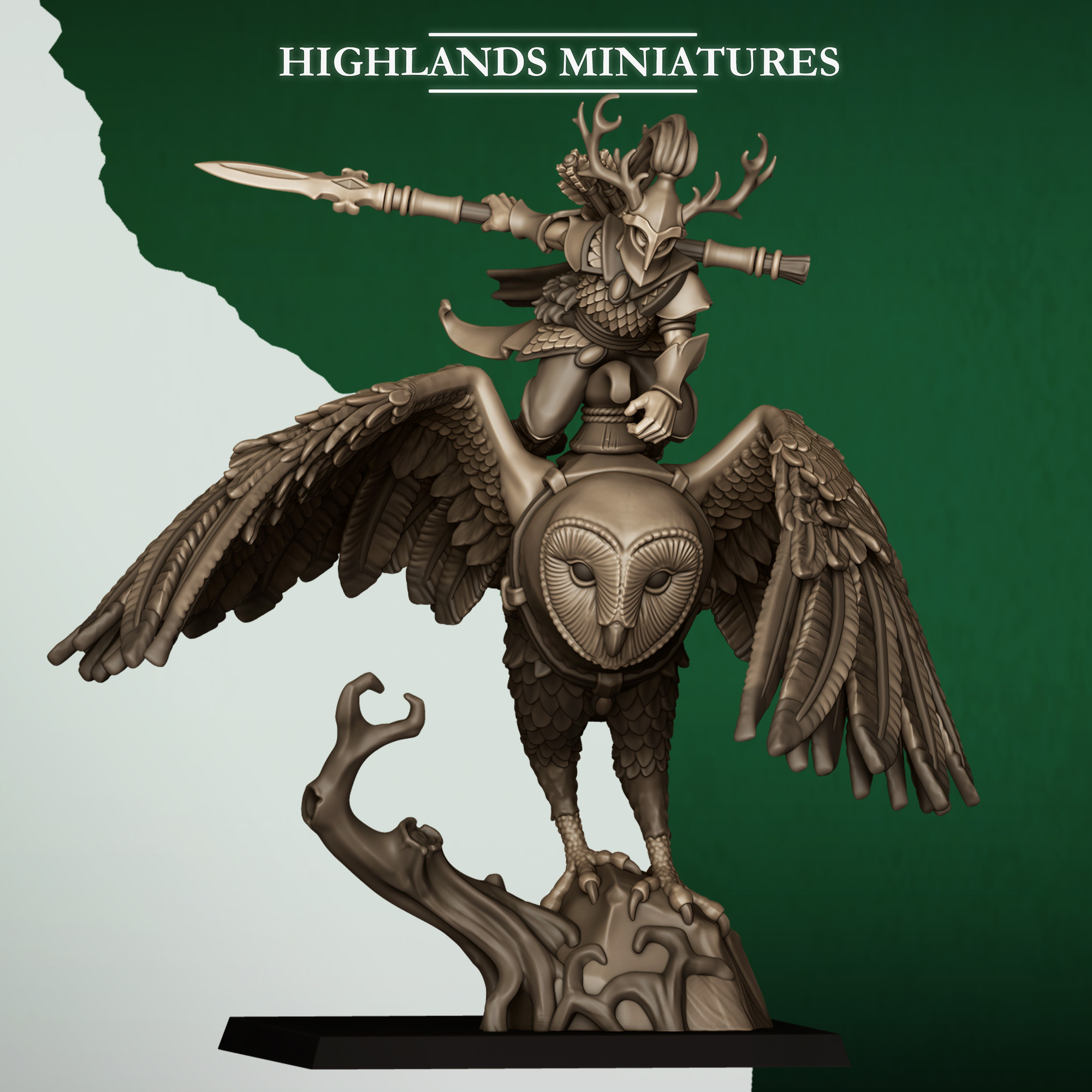 Great Owls- 25mm to 32mm - Highland miniatures