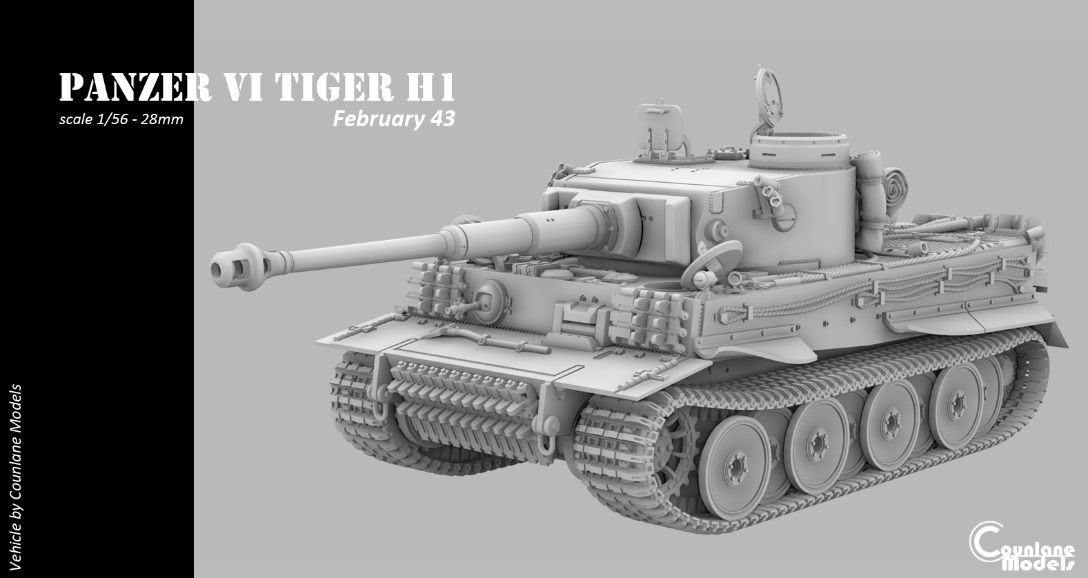 Panzer VI Tiger 1 H1  February 43 - WWII Germany